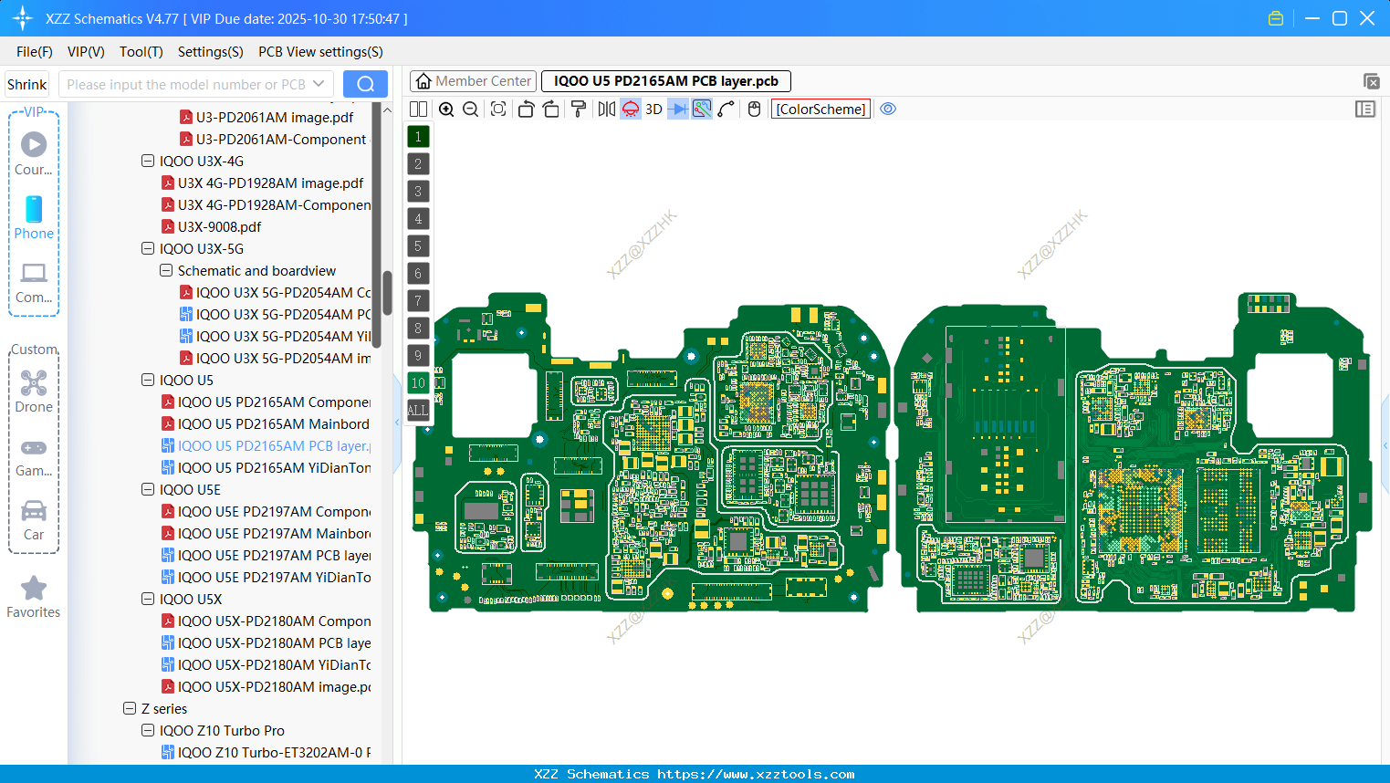 VIVO IQOO U5 PD2165AM PCB Layer